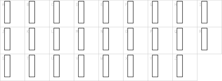 Uppercase characters