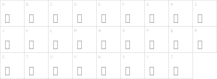 Uppercase characters