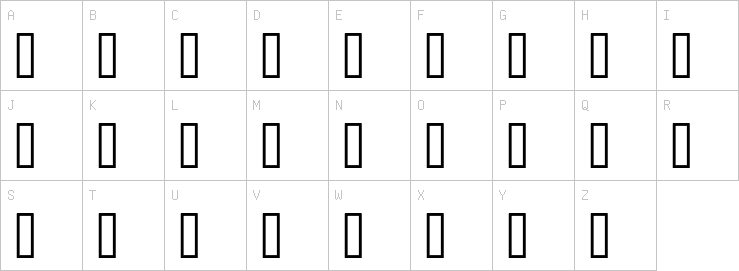 Uppercase characters