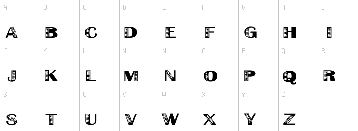 Uppercase characters