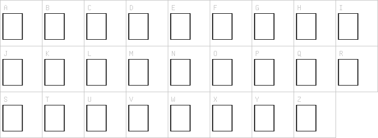 Uppercase characters