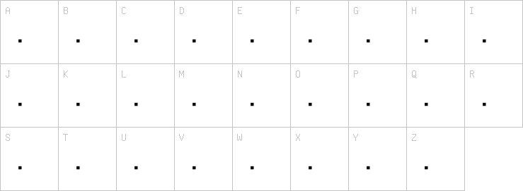 Uppercase characters