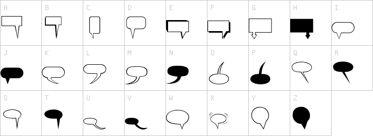 Uppercase characters