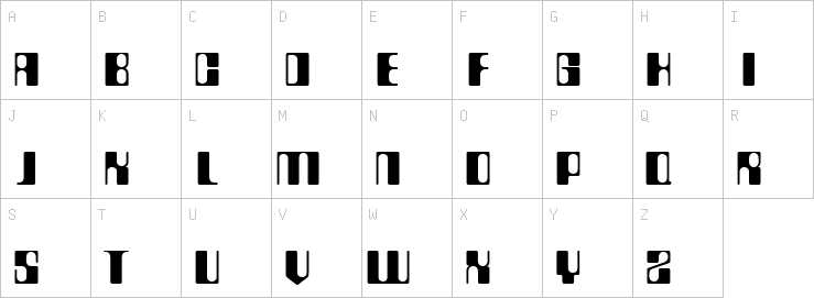 Uppercase characters