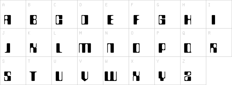 Uppercase characters