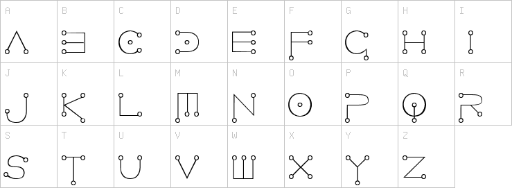 Uppercase characters