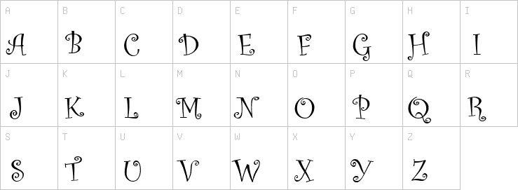 Uppercase characters