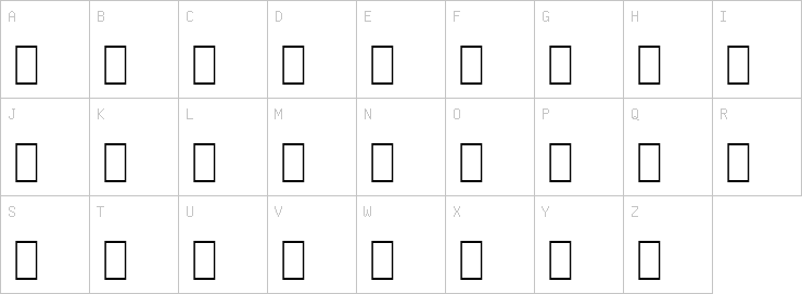 Uppercase characters