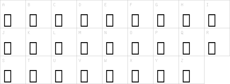 Uppercase characters