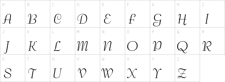 Uppercase characters