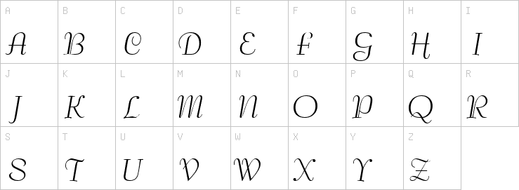 Uppercase characters