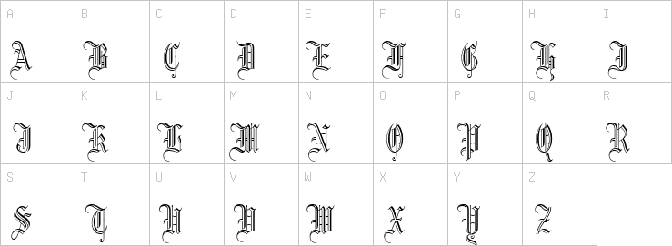 Uppercase characters