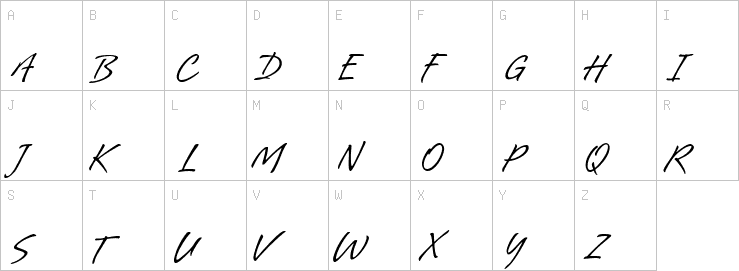 Uppercase characters