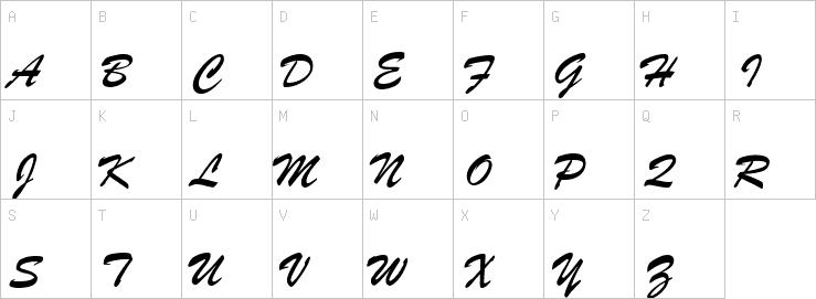 Uppercase characters