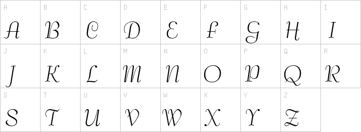 Uppercase characters