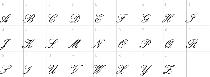 Uppercase characters