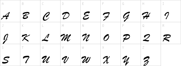 Uppercase characters