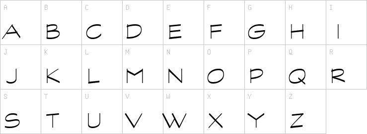 Uppercase characters