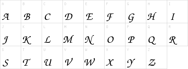 Uppercase characters